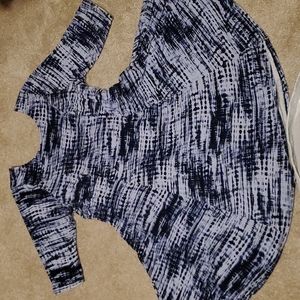 Torrid twirly tie dye reversible dress